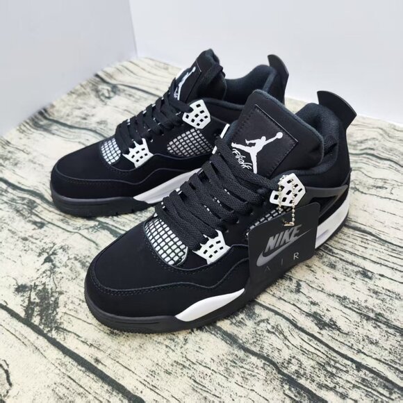 DEADSTOCK Jordan 4 Retro 'White Cement' • OG NIKE AIR • FULL SET - Picture 5 of 7